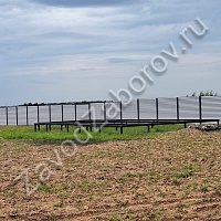 Забор из горизонтального профнастила С21